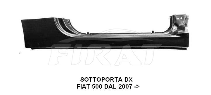 SOTTOPORTA FIAT 500 07-> DX